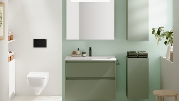 A série para casa de banho Geberit Selnova A série para casa de banho Geberit Selnova