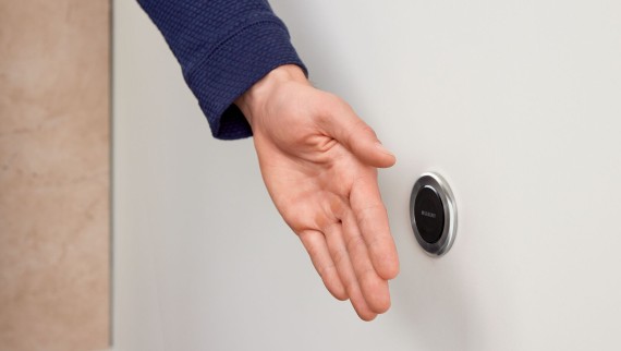 Placa de descarga à distância Geberit série 10 Placa de descarga à distância Geberit série 10